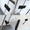 Radaway Essenza New Black Kdj kabina 80x70cm prawa szkło przejrzyste 385043-54-01R/384048-54-01